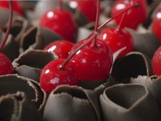 Chocolate dipped cherries