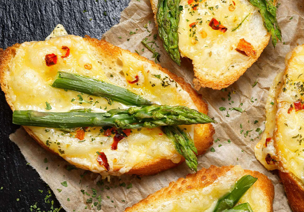 Asparagus Crostinis