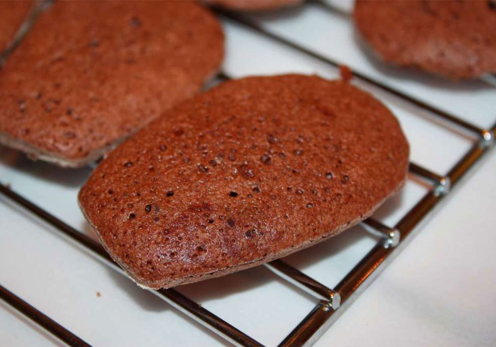 Dark-Chocolate Blood-Orange-Madeleines