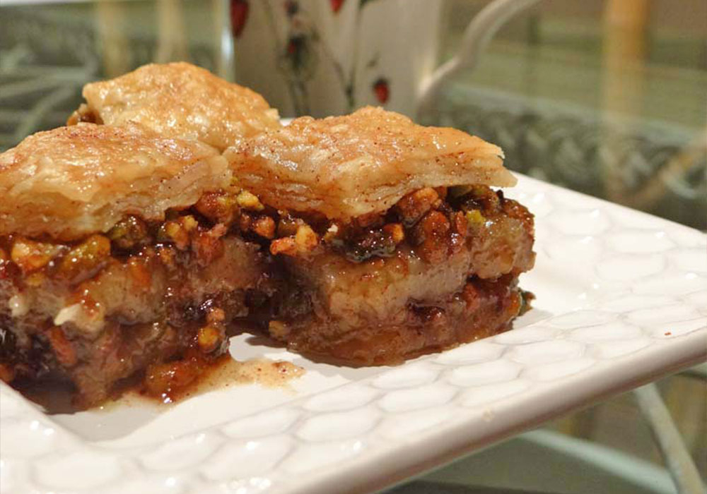 HONEY & BLOOD ORANGE BAKLAVA