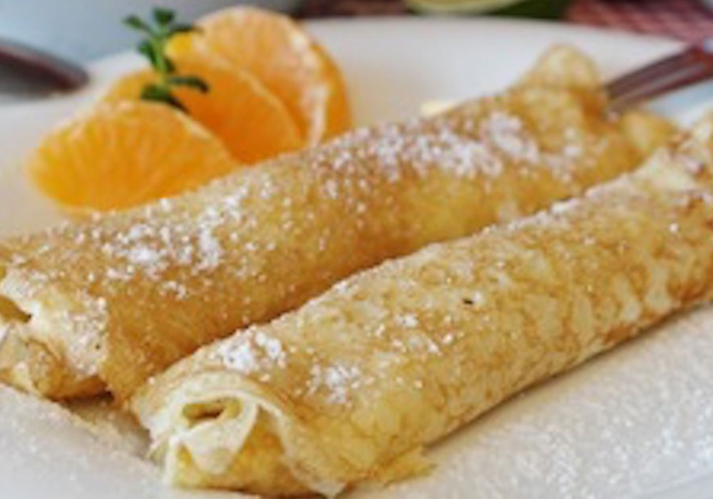 Orange Creamsicle Crepes