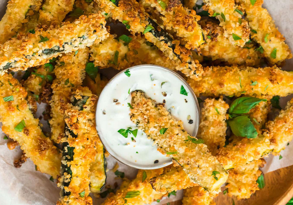 Parmesan Zucchini Fries