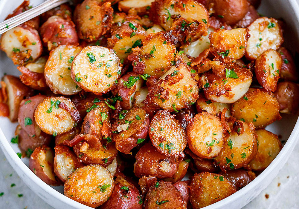 Roasted Lemon Garlic Potatoes