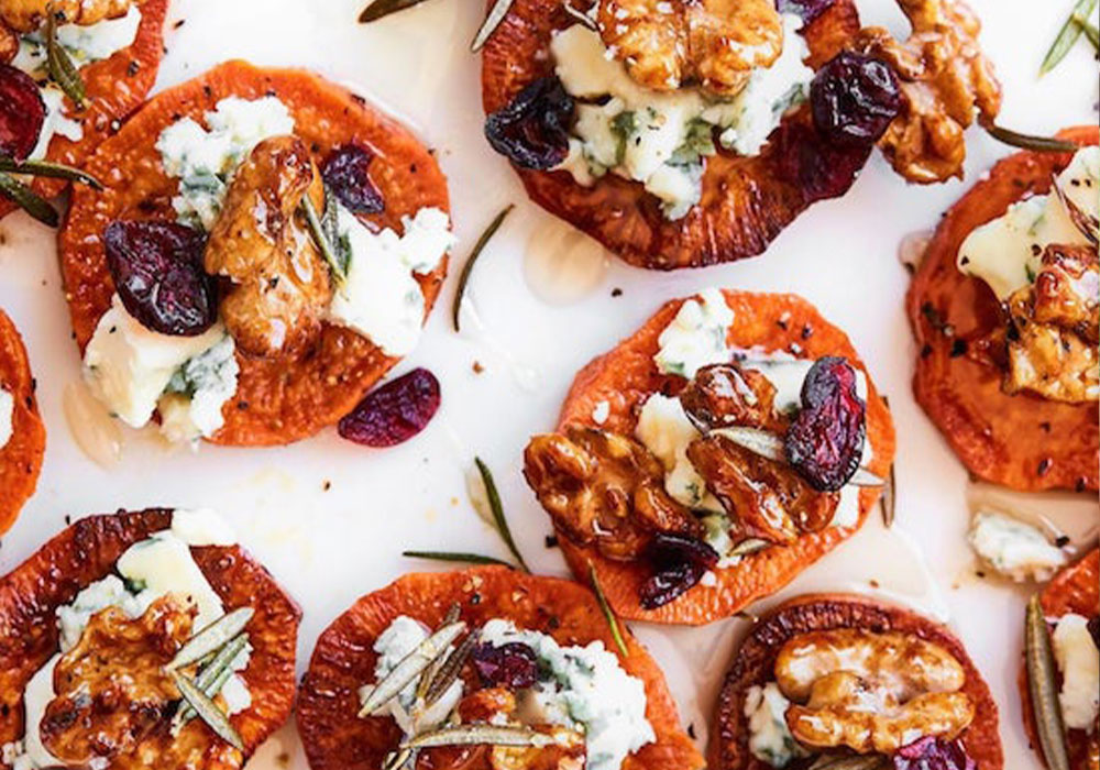 Sweet Potato Crostinis